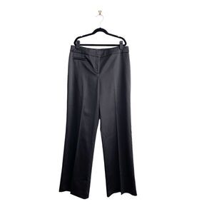 JS Boutique Trousers Black Satin Wide Leg Formal Party Women's 8 Petite